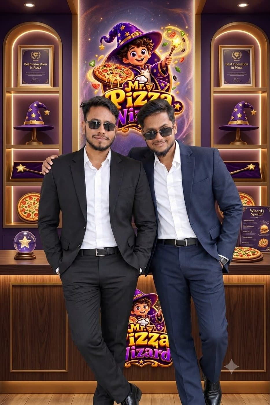 Shivam Srivastava and Ram Lakhan Verma, Co-Founders of Waffle Wizard